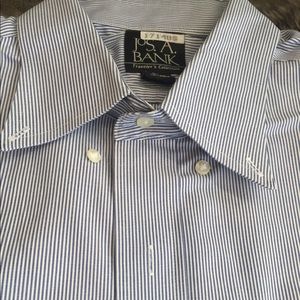 Jos A Bank button down travelers shirt. 17–35